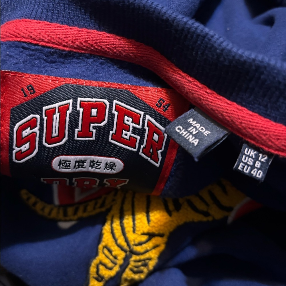 Superdry Blue Graphic Dress - Picture 5 of 6